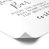 Rustic Watercolor Eucalyptus Greenery Wedding Poster (Hoek)