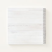 Rustic Watercolor Eucalyptus Monogram Notitieboek (Achterkant)