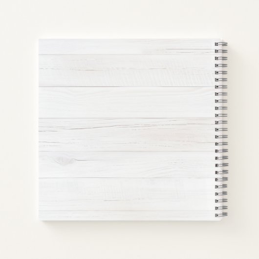 Rustic Watercolor Eucalyptus Monogram Notitieboek (Achterkant)