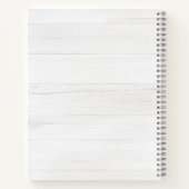 Rustic Watercolor Eucalyptus Monogram Notitieboek (Achterkant)