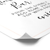 rustic watercolor floral bouquet poster (Hoek)