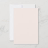 rustic watercolor floral bouquet RSVP kaartje (Achterkant)