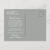 rustic watercolor illustration floral arrangement aankondigingskaart (Achterkant)