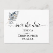 rustic watercolor illustration floral arrangement aankondigingskaart (Voorkant)