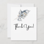 rustic watercolor illustration floral arrangement bedankkaart (Voorkant)