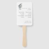 rustic watercolor illustration floral arrangement handwaaier (Achterkant)