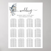 rustic watercolor illustration floral arrangement poster (Voorkant)
