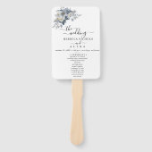 rustic watercolor illustration of a floral  handwaaier (Voorkant)