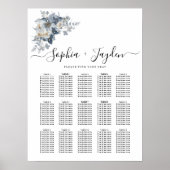 rustic watercolor illustration of a floral  poster (Voorkant)