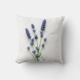 Rustic Watercolor Lavender Worpdekensloopkussen Kussen