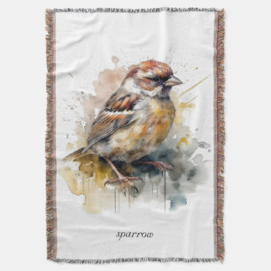 Rustic Watercolor Mus, op maat gemaakt Deken