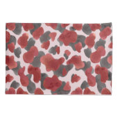 Rustic Watercolor Winter Animal Print Kussensloop (Achterkant)