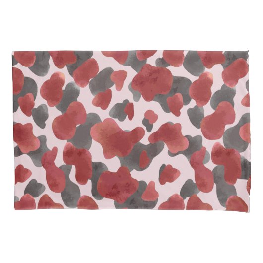 Rustic Watercolor Winter Animal Print Kussensloop (Voorkant)