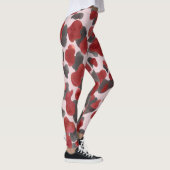 Rustic Watercolor Winter Animal Print Leggings (Rechts)