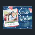 Rustic Watermelon Photo Save the Date Invitations Aankondigingskaart<br><div class="desc">Is er een zomersbruiloft gepland en wil je een ritueel collectie vinden met een leuke en elegante flair? Kijk eens naar deze gepersonaliseerde rustige watermeloen die de datumuitnodigingen opslaan en geïnspireerd worden door zijn levendige en verfrissende kleurenpalet! Het unieke en artistieke ontwerp schildert een waterverf watermeloen-thema af met vrolijke tinten...</div>