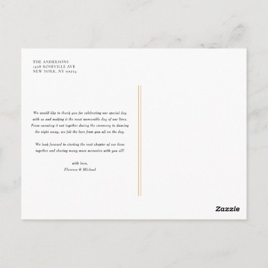 Rustic Waterverf Autumn Forest Herfst Hartelijk da Briefkaart (Achterkant)