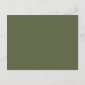 Rustic Waterverf Berg Bruiloft RSVP Informatiekaartje (Achterkant)