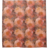 Rustic Waterverf Madeliefjes Bloemmotief Douchegordijn (Voorkant)