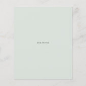 Rustic Waterverf Woodland Forest Save the Date (Achterkant)