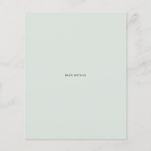 Rustic Waterverf Woodland Forest Save the Date (Achterkant)