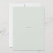 Rustic Waterverf Woodland Green Forest Save The Date (Achterkant)