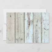 Rustic Waterverf Woodland Mountain Save the Date (Achterkant)