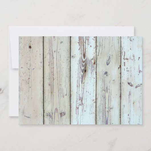 Rustic Waterverf Woodland Mountain Save the Date (Achterkant)