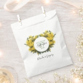 Rustic Wattle Acacia Wedding Bedankzakje (Geknipt)