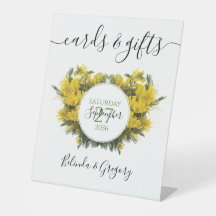 Rustic Wattle Acacia Wedding Cards & Gifts