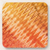 Rustic Wavy Pattern Bier Onderzetter (Voorkant)