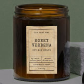 Rustic  Wax Melts Waterdicht Product Label Voedselcontainer Etiket