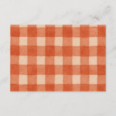 Rustic We Can Bearly BBQ Baby Shower Book Request Informatiekaartje (Achterkant)