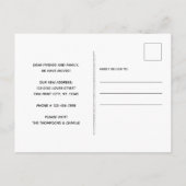 Rustic We hebben Dog Moving Aankondigingskaart (Achterkant)