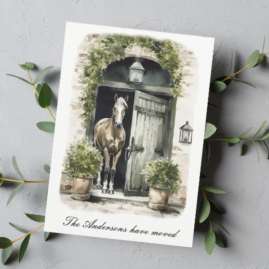 Rustic We hebben een paard verplaatst naar een nie Aankondiging