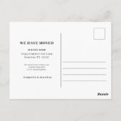 Rustic We hebben het Briefkaart Adres wijzigen ver (Achterkant)