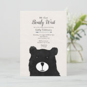 Rustic We kunnen snel baby shower wachten Kaart (Staand voorkant)