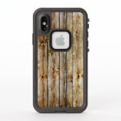 Rustic Weathered Brown Wood Plank Seamless Pattern (Achterkant)