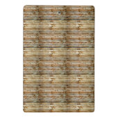 Rustic Weathered Brown Wood Plank Seamless Pattern Mini Klembord (Achterkant)