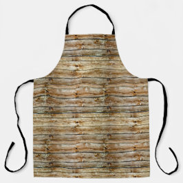 Rustic Weathered Brown Wood Plank Seamless Pattern Schort