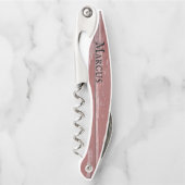 Rustic Weathered Red Wood Specialized Waiter's Co Kurkentrekker (Voorkant)