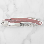 Rustic Weathered Red Wood Specialized Waiter's Co Kurkentrekker (Voorkant)