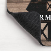 Rustic Weathered Wood Black Barn Country Farmhouse Muismat (Hoek)