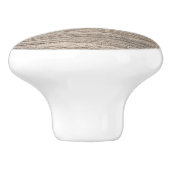 Rustic Weathered Wood Farmhouse Barn Land Keramische Knop (Zijkant)