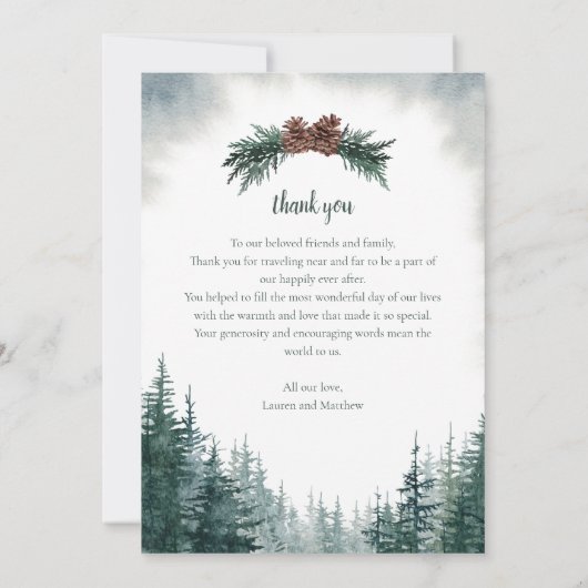 Rustic Weddenschap Foto invoegen Hartelijk dank Kaart (Achterkant)