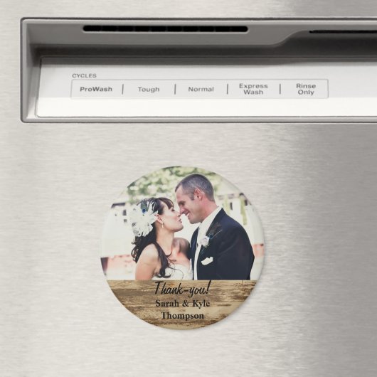 Rustic Weddenschap groot formaat Foto Magnet (Insitu (Vaatwasser))