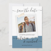 Rustic Wedding Adventure Foto Opslaan datum Kaart (Voorkant)