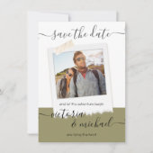 Rustic Wedding Adventure Foto Opslaan datum Kaart (Voorkant)