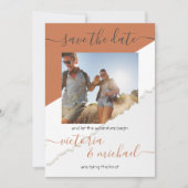 Rustic Wedding Adventure Foto Opslaan datum Kaart (Voorkant)