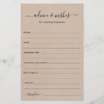 Rustic Wedding Advice and Wishes