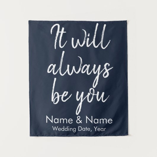 Rustic Wedding Backdrop Ceremony Decorations Decor Wandkleed (Voorkant)